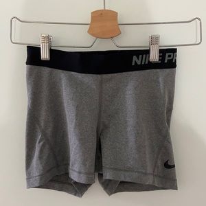 grey nike pros